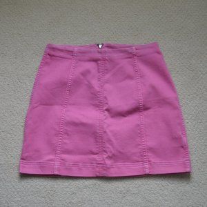 Free People Pink Mini Skirt